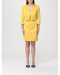 Elisabetta Franchi - Duchesse Dress With Crop Jacket - Lyst