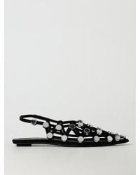 The Attico - Grid Slingback Sandals - Lyst