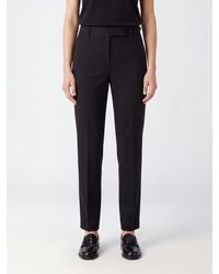 Brunello Cucinelli - Slim Fit Stretch-Virgin Wool Trousers With Monili Embroidery - Lyst