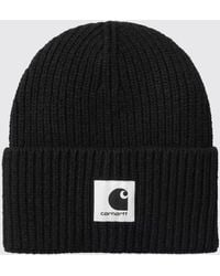 Carhartt - Wollmisch-Beanie Mit Umschlag Und Vorderem Logo-Patch - Lyst