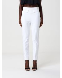 Elisabetta Franchi - Crepe Cropped Trousers - Lyst