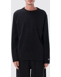 Champion - Long-Sleeved Cotton T-Shirt With Patch Pocket - Lyst