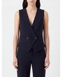 Giorgio Armani - Slim Fit V-Neck Virgin Wool Tailored Waistcoat - Lyst