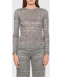 Missoni - Zig-Zag Pattern Viscose-Blend Crew-Neck Jumper - Lyst