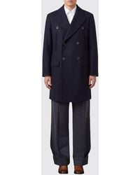 Barena - Double-Breasted Knee-Length Wool Blend Coat - Lyst