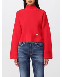 Sweater de Elisabetta Franchi de color Neutro Mujer Ropa de Jerséis y prendas de punto de Jerséis con cremallera 