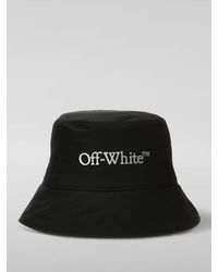 Off-White c/o Virgil Abloh - Cappello in cotone con logo a contrasto - Lyst