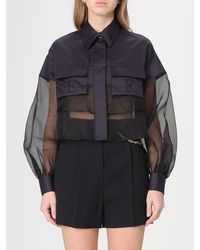 Elisabetta Franchi - Cotton Organza Shirt - Lyst