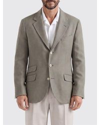 Brunello Cucinelli - Single Breasted Blazer - Lyst