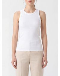 Brunello Cucinelli - Stretch Cotton Basic Tank Top - Lyst
