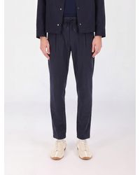 Herno - Gabardine Drawstring Trousers - Lyst