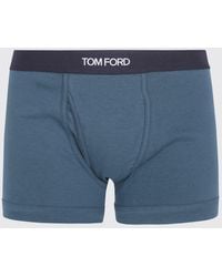 Tom Ford - Stretch-Cotton Boxer Briefs With Logo Waistband - Lyst