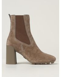 Hogan - Flat Ankle Boots - Lyst