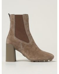 Hogan - Flat Ankle Boots - Lyst