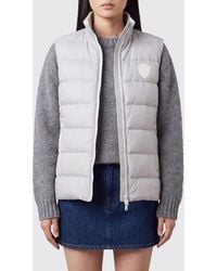 Brunello Cucinelli - Quilted Nylon Padded Waistcoat With High Neck - Lyst