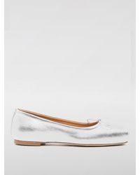 Aeyde - Silberne Ballettflats - Lyst