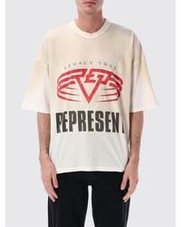 Represent - Cotton Crew-Neck T-Shirt With Logo - Lyst