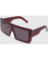 Rick Owens - Rectangular Aviator Acetate Sunglasses - Lyst