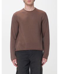 Our Legacy - Cotton And Linen Crew-Neck Pullover - Lyst