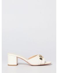 Twinset - Laminated Leather Mules - Lyst