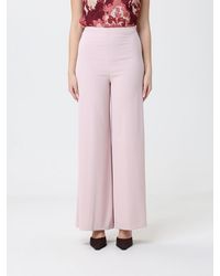 Hanita - Crepe Wide-Leg Trousers - Lyst