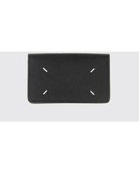 Maison Margiela - Four Stitches Grained Leather Bifold Card Holder - Lyst