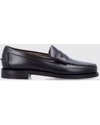 Sebago - Classic Dan Smooth Leather Penny Loafers With Leather Sole - Lyst