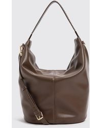 Twinset - Flared Faux Leather Hobo Bag With Removable And Adjustable Strap - Lyst