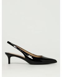 Ralph Lauren - Patent Leather Slingback Kitten Heels - Lyst