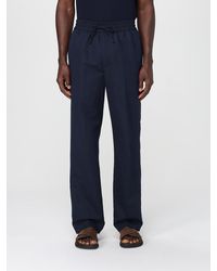 Brioni - Cotton And Linen Trousers - Lyst