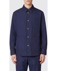 Valentino - Nylon Shirt Jacket With Patch Pockets And Vlogo Signature - Lyst