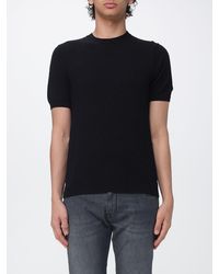 Drumohr - Cotton Blend Crew Neck Knit - Lyst