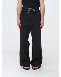 NAMACHEKO - Cotton Drawstring Wide-Leg Trousers - Lyst