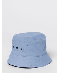 Marni - Cotton Hat With Thread Stitching - Lyst