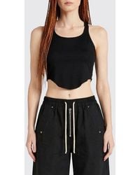 Rick Owens - Cotton Cropped Top - Lyst