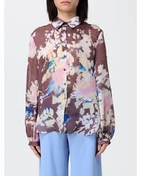 Hanita - Printed Recycled Fabric Shirt - Lyst