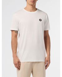 Billionaire - Cotton Jersey Crewneck T-Shirt With Applied Logo Patch - Lyst