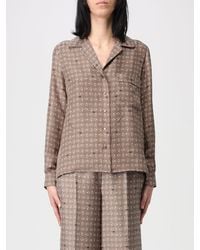 Max Mara - Disco Printed Silk Shirt - Lyst