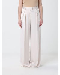 SIMONA CORSELLINI - Satin Palazzo Trousers - Lyst