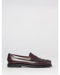 Sebago - Frank Woven Calfskin Penny Loafers - Lyst