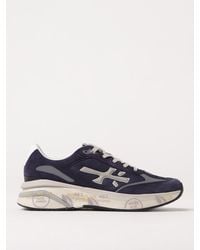 Premiata - Moerun Suede And Nylon Sneakers - Lyst