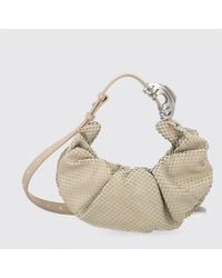 DIESEL - Grab-D Python-Effect Leather Shoulder Bag With Oval D Logo - Lyst