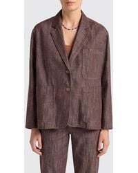 Momoní - Momon&Igrave Single-Breasted Cotton Blazer - Lyst