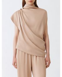 Fabiana Filippi - Draped Top With Piercing Detail - Lyst