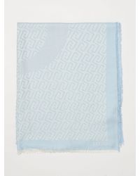 Liu Jo - Viscose Stole With Lj Jacquard Monogram - Lyst