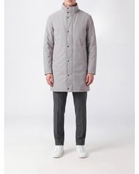 Herno - Double-Layer Down-Padded Single-Breasted Coat - Lyst