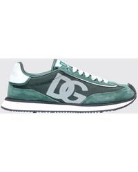 Dolce & Gabbana - Dolce &Amp Gabbana Dg Cushion Suede And Mesh Sneakers - Lyst