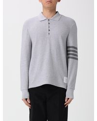 Thom Browne - 4-Bar Cotton Polo - Lyst
