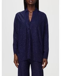 Kangra - Viscose Blend Cardigan With Sequins - Lyst