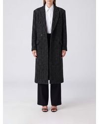 Isabel Marant - Pilda Long Double-Breasted Wool-Blend Coat - Lyst